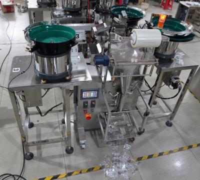 Κίνα Εκκεντρικές καρύδι σφραγίδων μηχανών τοποθέτησης μέσα σε σάκκο βιδών πωμάτων ράβδων πίσω και μηχανή συσκευασίας μπουλονιών προς πώληση