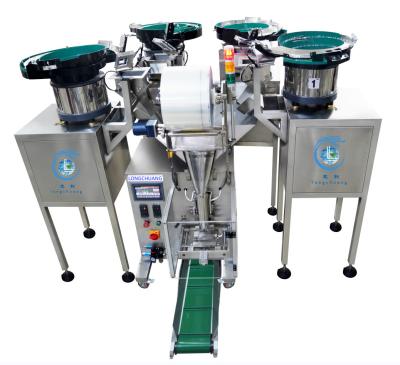China Hardware Eccentric Wheel Screw Counting Packing Machine 1.2kw for sale