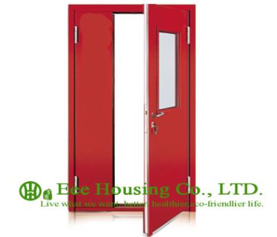 China Steel Fire Retardant Door with Glass Vision With Fire Proof Certification, Fire Rated Door Manufacture In China for sale