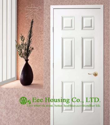 China Inward Opening  fiberglass SMC door For Villas/Apartment, White Color Fiberglass Door,Energy efficient for sale