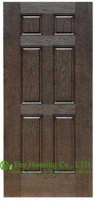 China Superior durability fiberglass SMC door For Villas/Apartment, Wood Color for sale