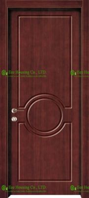 China Hot Sale Timber Veneer Wood Door With Handle and Lock,Wood Modern Interior Swinging Doors for sale