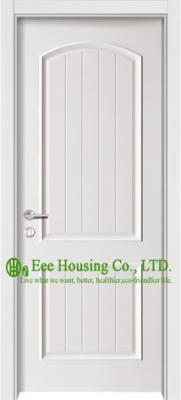 China Composite White Color Timber Veneer Wooden Door With Lever Handle, Wood Painted Door for sale