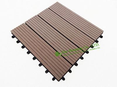 China Garden Tiles For Sale, WPC Outdoor decking For Garden, easy Installation wpc decking tiles, 300x300mm for sale