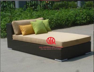 China All weather modern rattan furniture sofa bed for sale