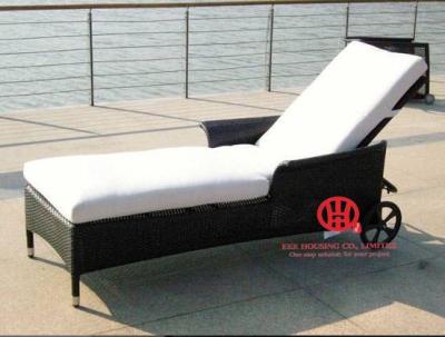 China aluminium garden furniture sun lounger cushions for sale