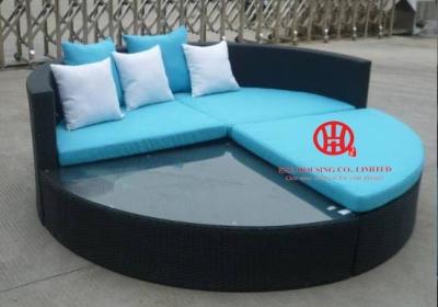China Garden rattan America style sofa, sunshine enjoying outdoor sofa for sale