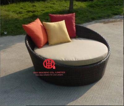 China Antique French Style Garden Furniture Rattan Outdoor Day bed for sale