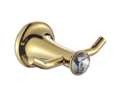 China High Quality Robe Hook,Brass Material Gold-Titanium Finished,Bathroom Accessories,Robe Hook for sale