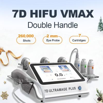 China Ultramage HIFU Ultraschallgerät 7D Vmax Gesichtsfaltenentfernungsgerät zu verkaufen