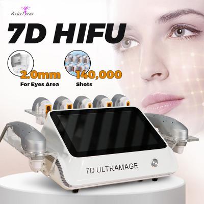 China Portable 7D Hifu Beauty Machine Body Slimming Wrinkle Removal Skin Tightening for sale