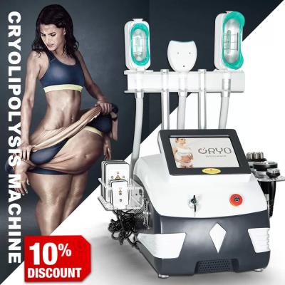 China 7 In 1 Cryolipolysis Slimming Machine Cavitation RF Fat Freezing Sculpting for sale