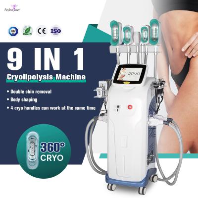 China 360 Cryolipolysis Slimming Machine Multifunction Vacuum Cavitation RF Machine for sale
