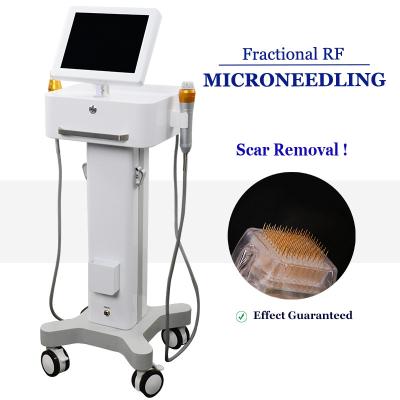 China Twee handgrepen Face Lifting RF Microneedling Machine Fractionele huidverjonging Te koop