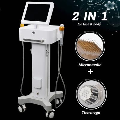 China Radio Frequency RF Microneedling Machine Skin Tighten Wrinkle Reduction Anti Aging for sale