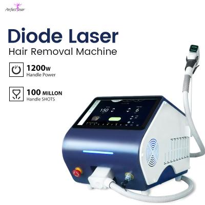 China Portable Flawless 808nm Diode Laser Hair Removal Machine 3 Wavelength for sale