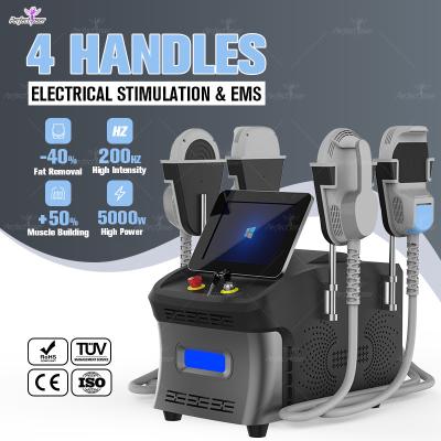 China 14 Tesla Ems Sculpting Machine 5000W Electromagnetic Muscle Stimulation Machine for sale