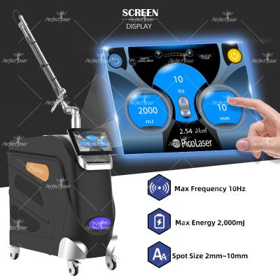 China Picosecond Laser Tattoo Removal Machine 3000W 532nm 755nm 1064nm for sale