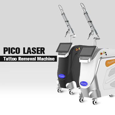 China retiro del pigmento de la máquina 3000w del retiro del tatuaje del laser del picosegundo de 755nm en venta