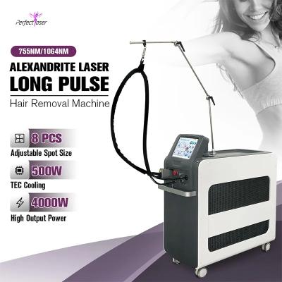 China Deka Alexandrite Laserontharingsmachine 755nm voor het bleken van de huid Te koop