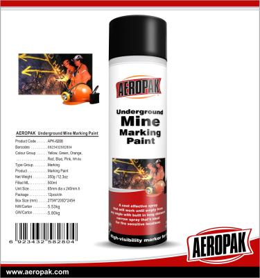 China Aeropak 500ML Underground Mine Marking Paint for sale