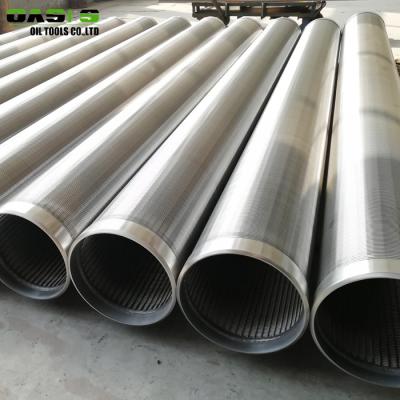 China V / Wedge Shaped Sand Control Screen , Durable Stainless Steel Well Casing for sale