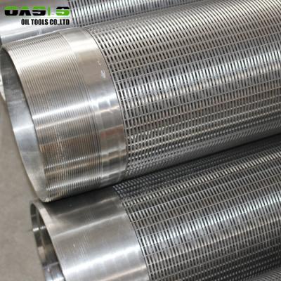 China Johnson Type Metal Water Well Screen Pipe Round Hole Shape 5800mm Length for sale