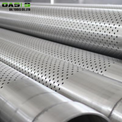 China Light Weight Perforated Stainless Steel Pipe Durable For Pipe Base Screens for sale