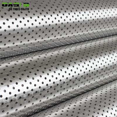 China Beveled End Perforated Stainless Steel Tube Screens High Performance For Oil Well for sale