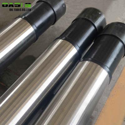 China Stainless Steel Pipe Base Screen / Perforated Base Pipe With Screen Jacket for sale
