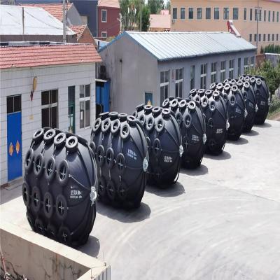 China High Tensile Black Rubber Pneumatic Rubber Fender Yokohama 4.5*12.0m For Large Vessels for sale