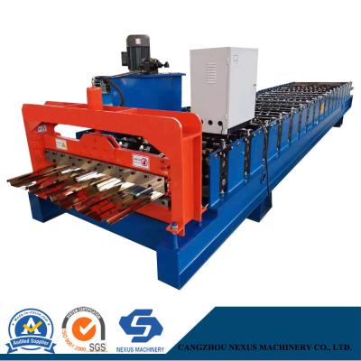 China                  Glazed Roof Tile Sheet Making Roll Forming Machine Alu Zinc Panel Cold Roofing Machine              for sale