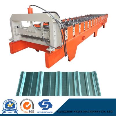 China                  Indonesia Type G550 760 Steel Roofing Tile Sheet Roll Forming Machine for Sale              for sale