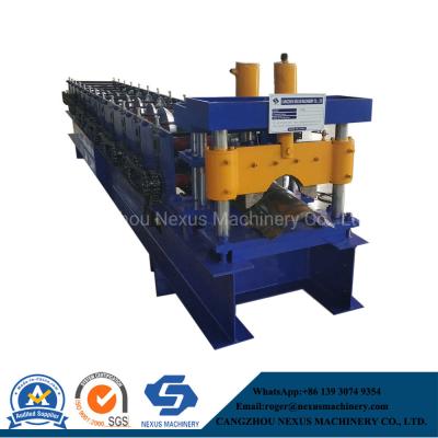 China                  Color Steel Metal Roof Ridge Cap Tile Cold Roll Forming Machine              for sale