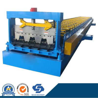 China                  Yx106-250-750 CNC Floor Decking Panel Steel Metal Roll Forming Machine for Building Construction              for sale