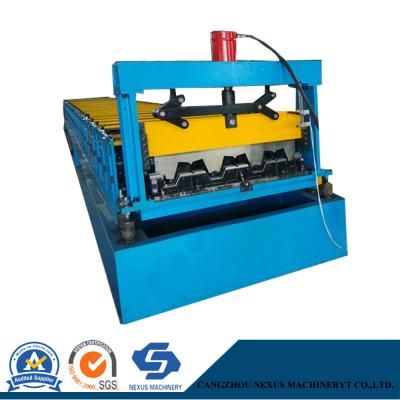 China                  1250mm Coils Width Steel Floor Decking Roll Forming Machine Price with Best Quality              for sale