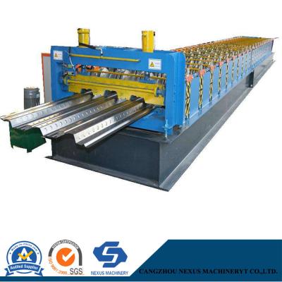 China                  Metal Steel Floor Decking Panel Roll Forming Machine              for sale