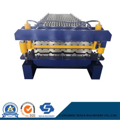 China                  High Speed Double Layer Wall Roof Panel Roll Forming Machine Double Roof Rool Forming Machine              for sale