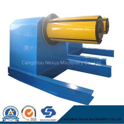 China                  10t Hydraulic Decoiler/Uncoiler Machine with Front Support for Metal Coils              for sale
