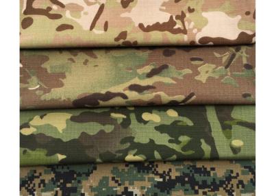 China TC Ripstop Military Woodland Camouflage Fabric 57/58'' Width for sale