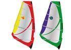 中国 緑色/紫色カラー風サーフ航行 4 ジャンバッテン デザイン機器のウィンド サーフィン初心者 販売のため