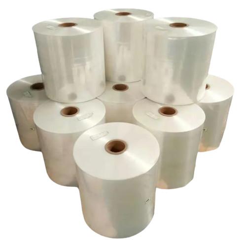 Quality Single Wound Polyethylene PE Shrink Film 25μM Thickness For Drink Packaging for sale