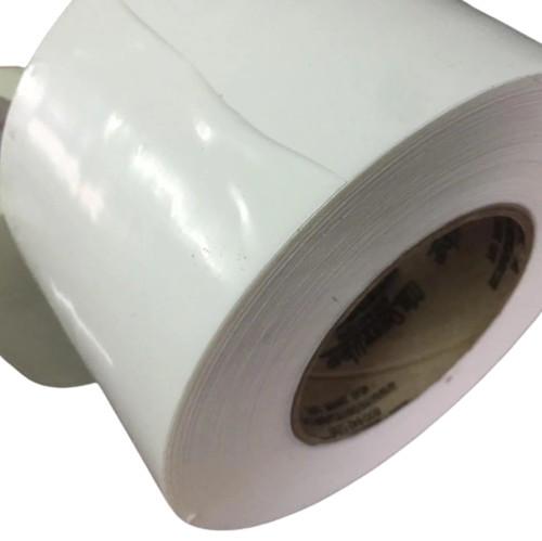 Quality LDPE White Shrink Wrap Tape 100mm Width 30m Length With 3'' Plastic Core for sale