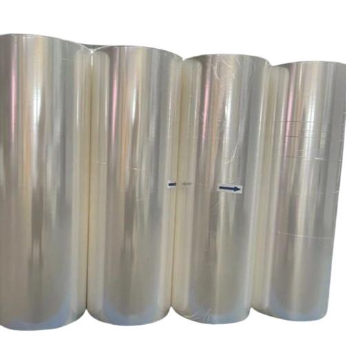 Quality 19 Micron Clear POF Shrink Wrap Film Roll Centerfold Polyolefin Shrink Film for sale