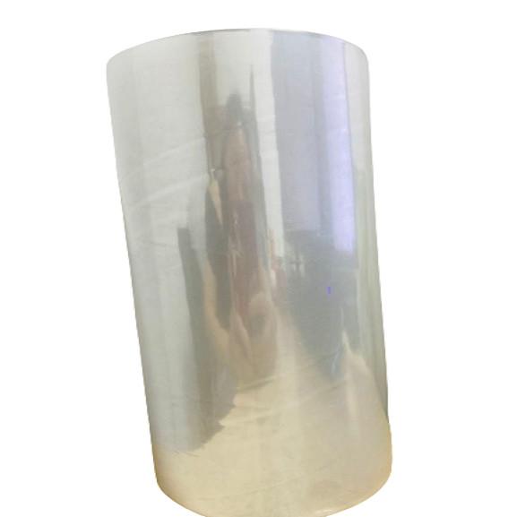 Quality 19 Micron Clear POF Shrink Wrap Film Roll Centerfold Polyolefin Shrink Film for sale