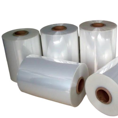 Quality Transparent Thermal POF Shrink Wrap Film Centerfold Polyolefin Heat Shrink Film Roll for sale