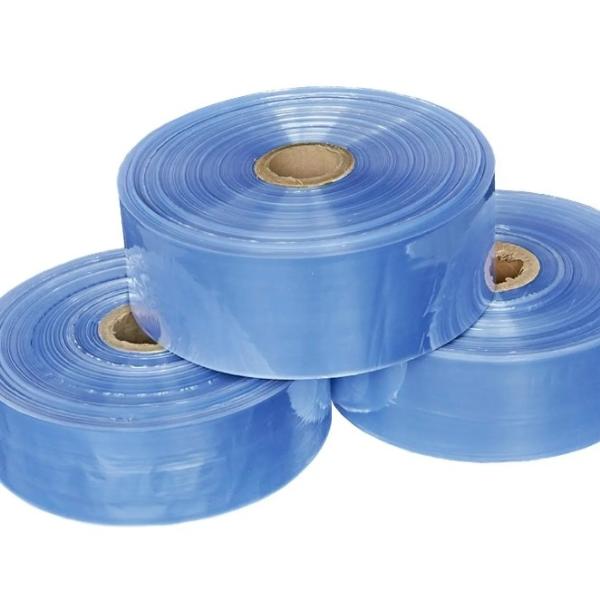 Quality Crystal Centrefolded PVC Clear Shrink Wrap Film Roll For Packing for sale