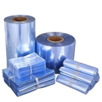 Quality Crystal Centrefolded PVC Clear Shrink Wrap Film Roll For Packing for sale