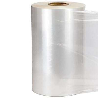 China Single Wound 25 Micron PVC Shrink Wrap Film Clear PVC Wrapping Roll for sale