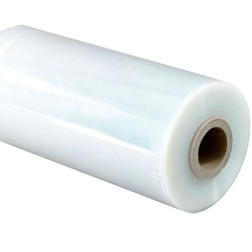 Quality Single Wound 25 Micron PVC Shrink Wrap Film Clear PVC Wrapping Roll for sale